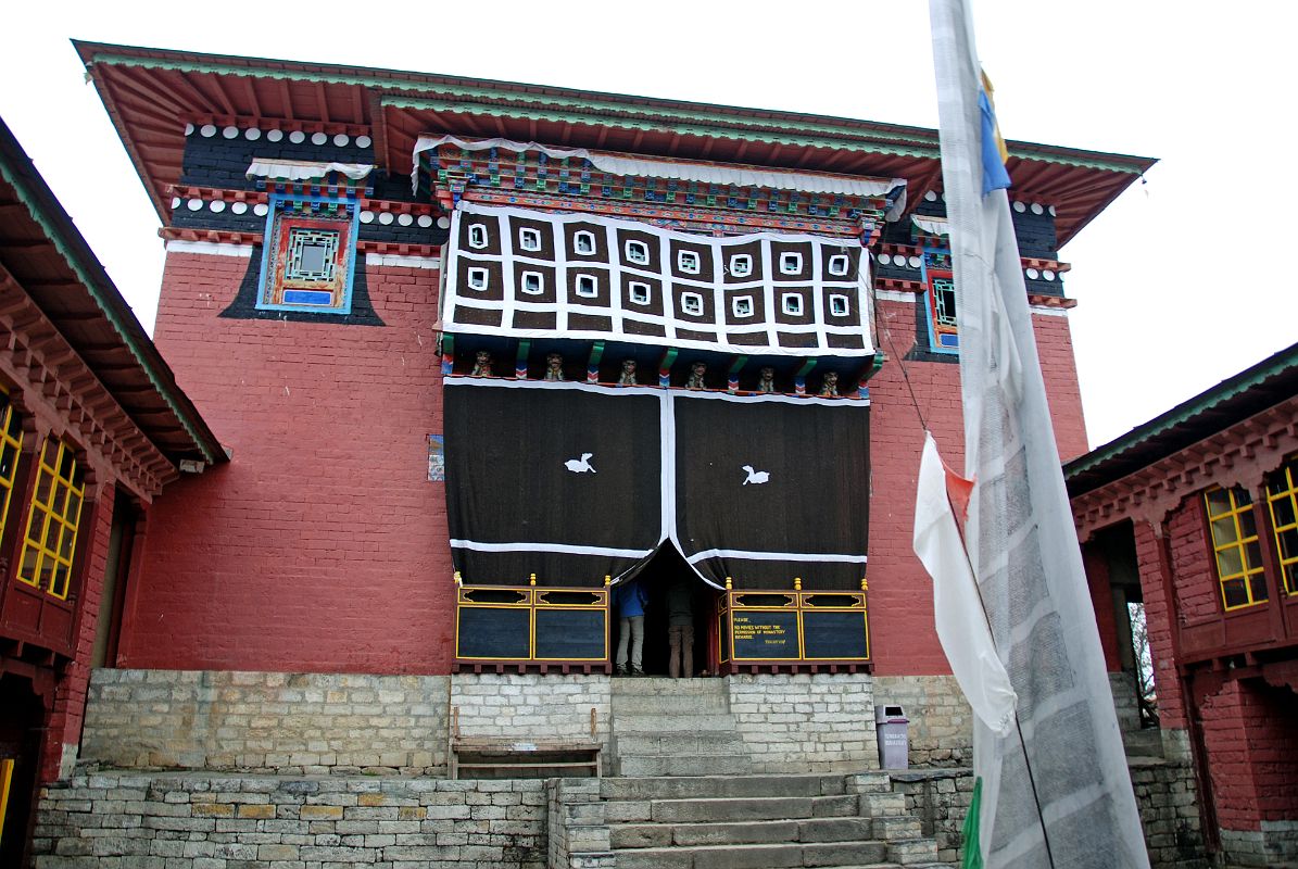 11 Tengboche Gompa Dokhang Mian Prayer Hall  Entrance